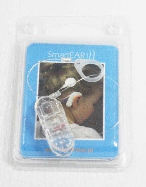 Zawieszka niewidzialna na jeden procesor mowy lub aparat słuchowy - przeźroczysty