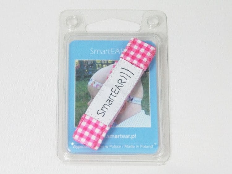 Opaska EasyFlex do apratów słuchowych i/lub procesorów mowy - kratka róż