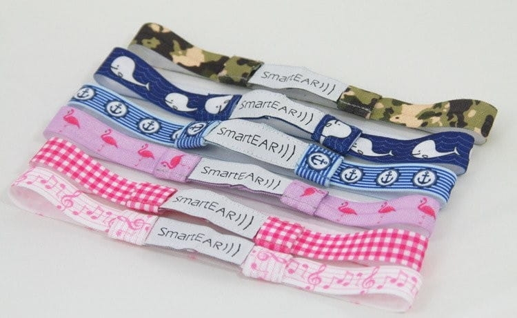 Opaska EasyFlex do apratów słuchowych i/lub procesorów mowy - kratka róż