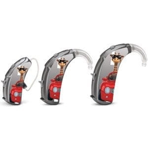 Uniwersalna skórka na aparaty słuchowe - auta